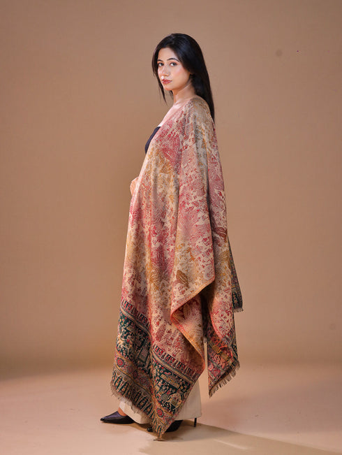 Women's Jamawar Wool Stole